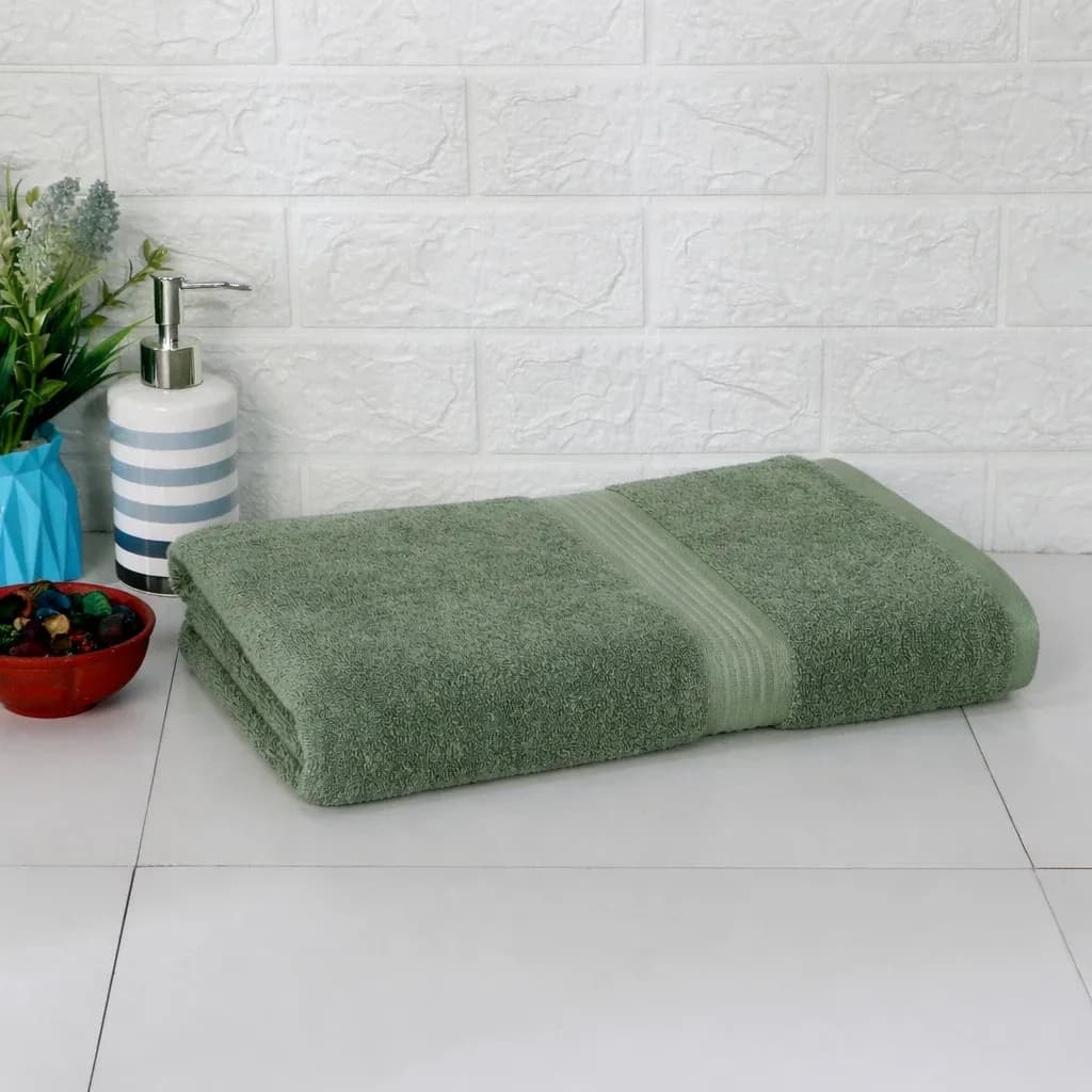 Rise N Shine 100% Pure Cotton Towel | Unisex | Large Towel | Zero Twist Towel